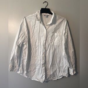 White boyfriend button down